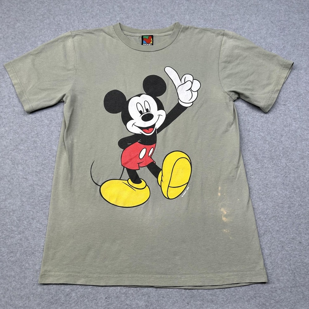 Vintage Disney Mickey Mouse Shirt Womens Large Cartoon Graphic Jerry Leigh 90s